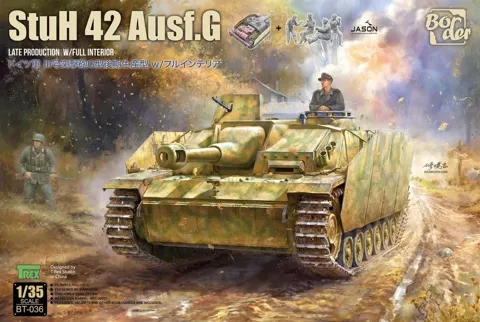 Krabice stavebnice Border Model BT036 StuH 42 Ausf.G Late Production v měřítku 1/35