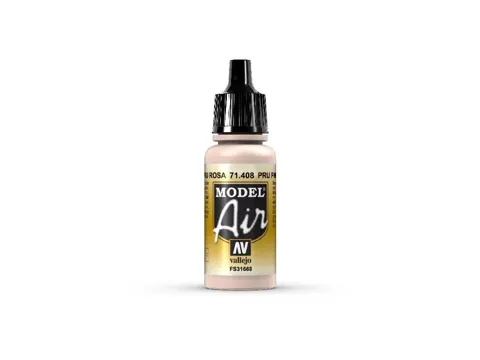 Lahvička akrylové barvy Vallejo Model Air 71408 PRU růžová 18 ml s kapátkem