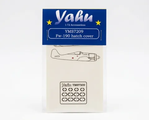 Fotoleptaný plát Yahu Models YMS7209 kryt průlezu Fw 190 v měřítku 1/72