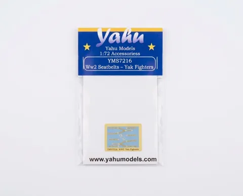 Fotoleptané bezpečnostní pásy Yahu Models YMS7216 pro sovětské stíhačky Yak v měřítku 1/72