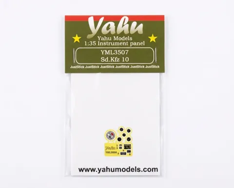 Předbarvená přístrojová deska Yahu Models YML3507 Sd.Kfz 10 v měřítku 1/35