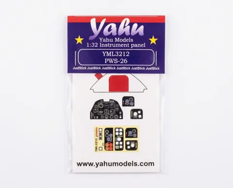 Předbarvená přístrojová deska Yahu Models YML3212 PWS-26 v měřítku 1/32