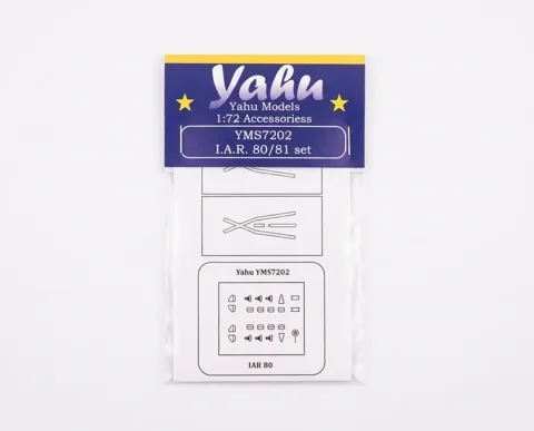 Doplňková sada Yahu Models YMS7202 pro model IAR-80 v měřítku 1/72