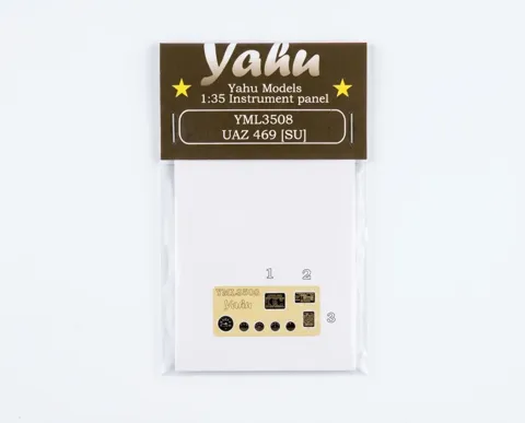 Předbarvená přístrojová deska Yahu Models YML3508 UAZ 469 (SU) v měřítku 1/35