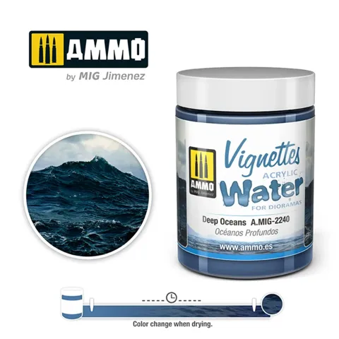 Dóza vodního efektu AMMO Mig A.MIG-2240 Deep Oceans 100 ml