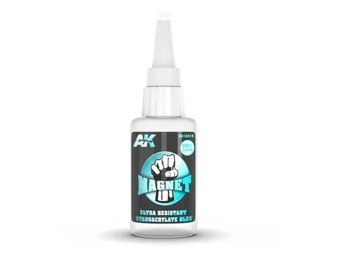 Balení vteřinového lepidla AK Interactive AK12015 Magnet Cyanocrylate Glue 20 g