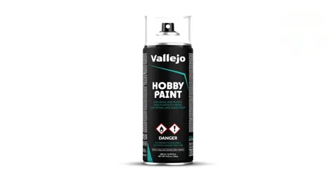 Sprej Vallejo Aerosol 28010 White Primer, bílý primer 400 ml