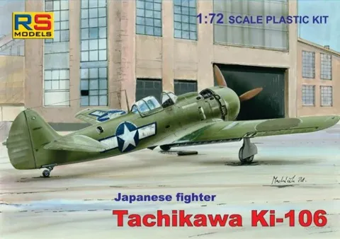 Krabice plastikové stavebnice RS Models 92057 Tachikawa Ki-106 v měřítku 1/72