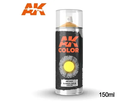 Sprej AK Interactive Sprays AK1023 Dunkelgelb tmavě žlutá 150 ml