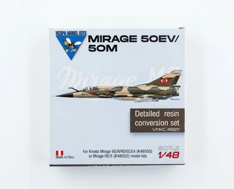 Resinová konverzní sada Vespa Model Kits VMKC48011 Mirage 50EV 1/48 pro stavebnice Kinetic