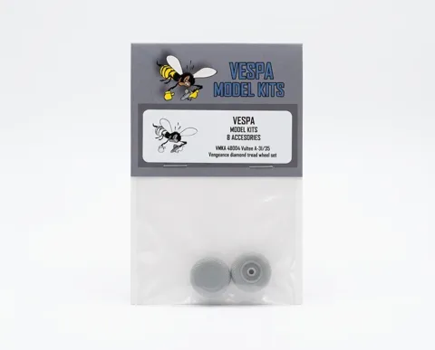 Resinová kola s diamantovým vzorkem Vespa Model Kits VMKA48004 pro Vultee Vengeance 1/48