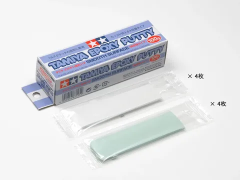 Balení dvousložkového epoxidového tmelu Tamiya 87145 Epoxy Putty Smooth Surface 100 g