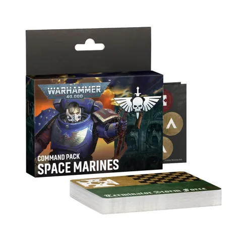 Balení karet a žetonů Warhammer 40,000 Space Marines: Command Pack od Games Workshop