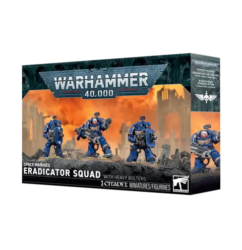 Figurky Space Marines Eradicator Squad s těžkými boltery, Games Workshop, Warhammer 40,000