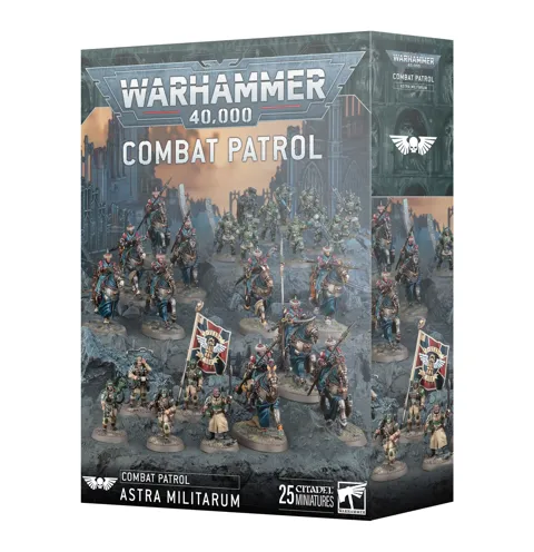 Balení Games Workshop Combat Patrol: Astra Militarum 73-473 s plastovými figurkami Warhammer 40,000