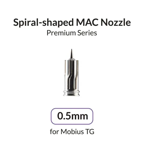 Náhradní tryska Gaahleri 44124 o průměru 0,5 mm pro airbrush Mobius TG