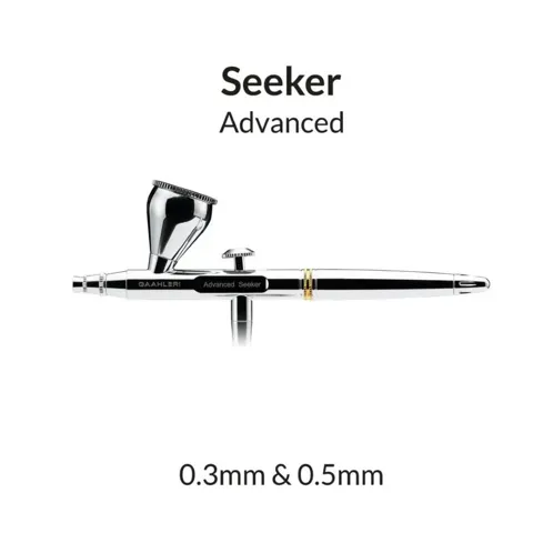 Dvoučinný airbrush Gaahleri Advanced Series Seeker 43196 s nádobkou 10 ml a sestavami 0,3 a 0,5 mm