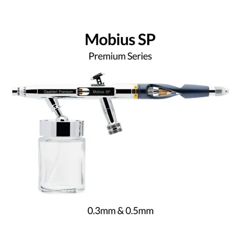 Airbrush Gaahleri Premium Series GHPM-Mobius SP 43004 se spodní skleněnou nádobkou 30 ml