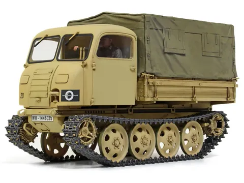 Krabice stavebnice Tamiya 35394 1/35 německý pásový tahač RSO/01