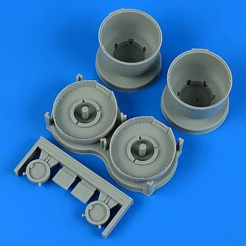 Resinové díly Quickboost QB49255 – rané motorové kapoty B-25B/C Mitchell v měřítku 1/48