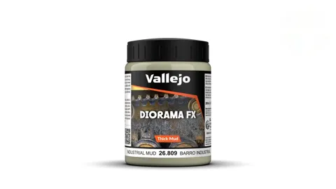 Kelímek texturové pasty Vallejo Diorama FX 26809 Industrial Thick Mud 200 ml