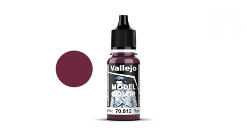 Lahvička akrylové barvy Vallejo Model Color 70812 fialově červená matná, 18 ml