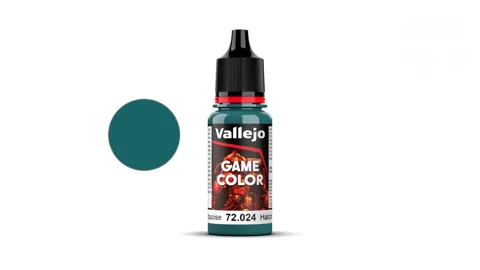 Lahvička akrylové barvy Vallejo Game Color 72024 tyrkysová (Turquoise) 18 ml
