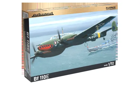 Krabice stavebnice Eduard ProfiPACK 7083 Messerschmitt Bf 110E v měřítku 1/72