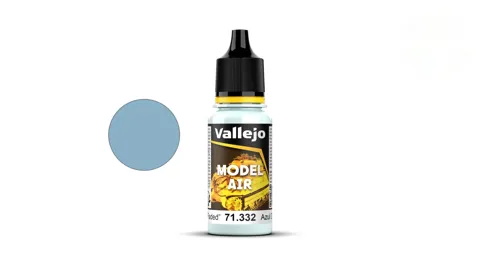 Lahvička akrylové barvy Vallejo Model Air 71332 vybledlá modrá spodních ploch, 18 ml