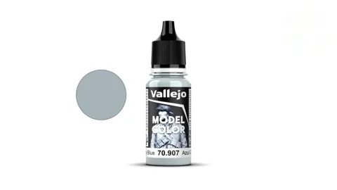 Lahvička akrylové barvy Vallejo Model Color 70907 světle šedomodrá matná 18 ml