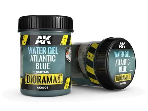 Dóza akrylového gelu AK Interactive AK8003 Water Gel Atlantic Blue 250 ml