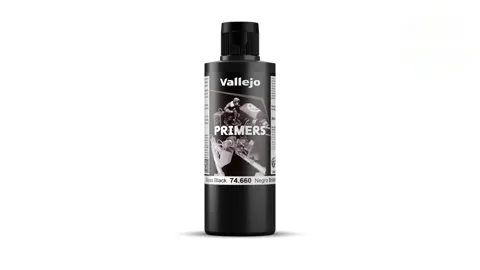 Lahvička základovky Vallejo Surface Primer 74660 Gloss Black 200 ml
