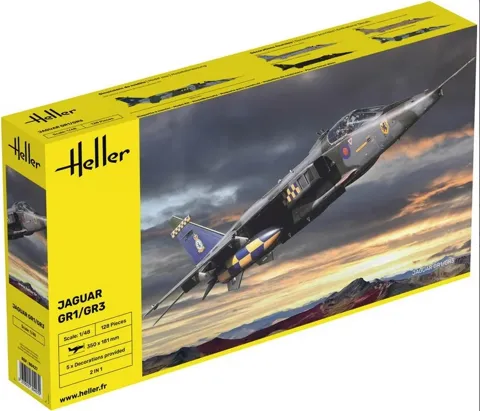 Krabice stavebnice Heller 80427 Jaguar GR1/GR3 v měřítku 1/48