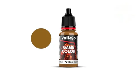 Lahvička akrylové barvy Vallejo Game Color 72042 parazitní hnědá (Parasite Brown) 18 ml
