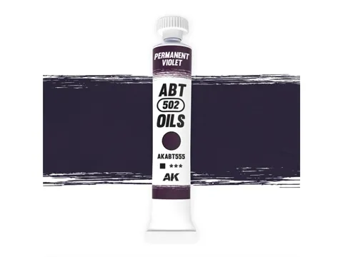 Tuba olejové barvy AK Interactive Oil Paints ABT555 permanentní fialová 20 ml