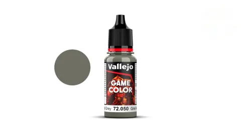 Lahvička akrylové barvy Vallejo Game Color 72050 neutrální šedá Neutral Grey 18 ml