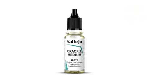 Lahvička Vallejo Auxiliary 70598 Crackle Medium 18 ml, médium pro popraskaný povrch