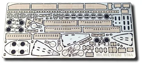 Leptaná sada RCsubs SKU-061 torpédový systém Type VIIC 1/144 pro ponorky Revell