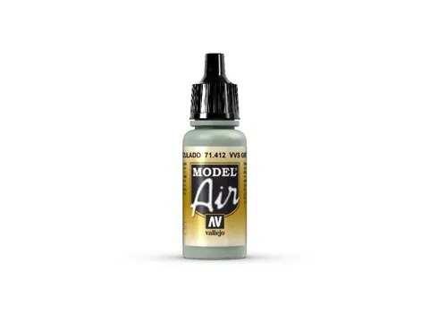 Lahvička akrylové barvy Vallejo Model Air 71412 VVS šedomodrá 18 ml