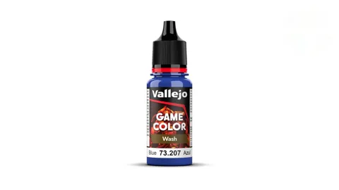 Lahvička Vallejo Game Color 73207 modrý wash (Blue Wash) 18 ml s kapátkem
