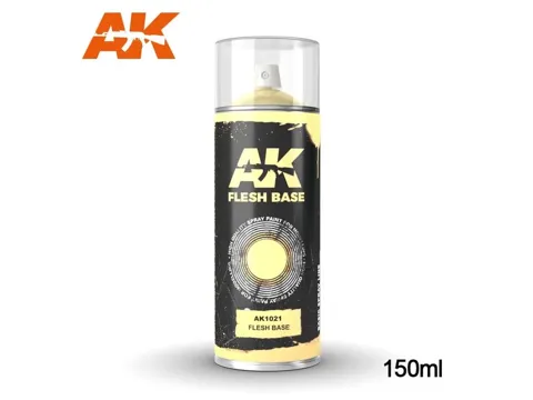 Sprej AK Interactive AK1021 Flesh Base Spray 150 ml, tělový základ pro figurky