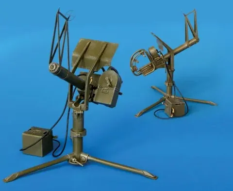 Resinová sada Plus Model 298 americký těžký kulomet cal .50 protiletadlový v měřítku 1/35