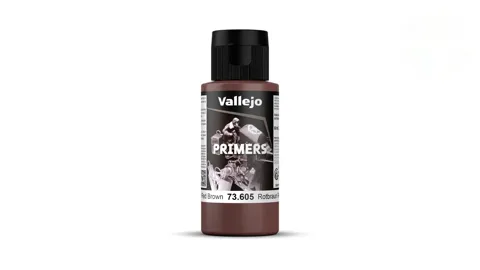 Lahvička základové barvy Vallejo Surface Primer 73605 německá červenohnědá RAL 8012, 60 ml
