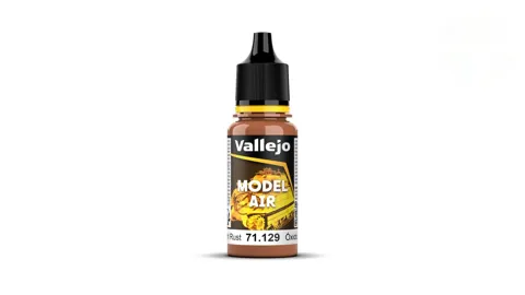 Kapátková lahvička akrylové barvy Vallejo Model Air 71129 světlá rez, 18 ml