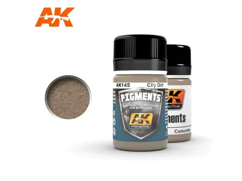 Dóza pigmentu AK Interactive Pigments AK145 City Dirt 35 ml pro weathering