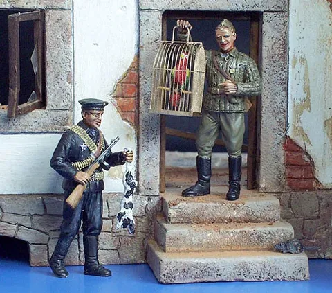 Resinová sada figurek Plus Model 170 ruští námořníci Černomořské flotily 1/35