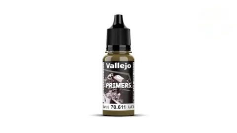 Lahvička základové barvy Vallejo Surface Primer 70611 zemitě zelená raná 18 ml