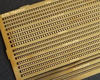 Fotoleptaný aršík Plus Model 279 matky a hlavy šroubů v měřítku 1/35