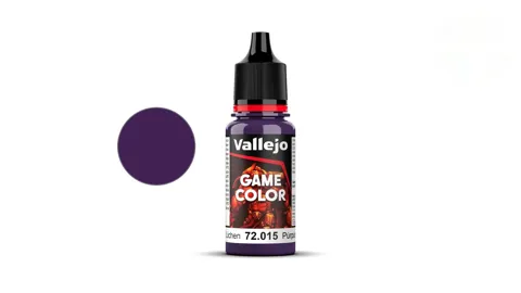 Lahvička akrylové barvy Vallejo Game Color 72015 fialová Hexed Lichen 18 ml