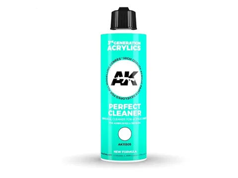 Lahev čističe akrylových barev AK Interactive AK11505 3GEN Perfect Cleaner 250 ml
